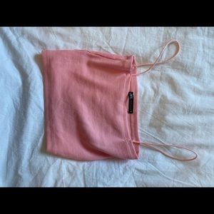 Pink Zara Cropped Tank Top